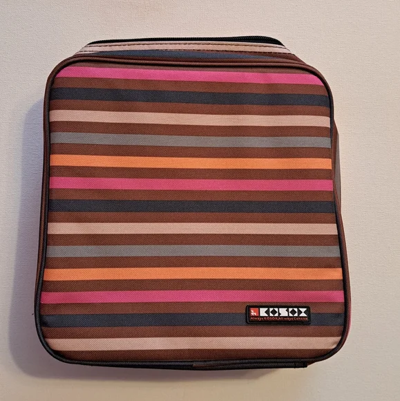 NWT Kosox Colorful Striped Lunch Bag with Handle - Picture 6 of 6